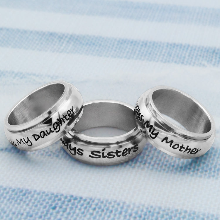 Stainless Steel Anti-Anxiety Rings