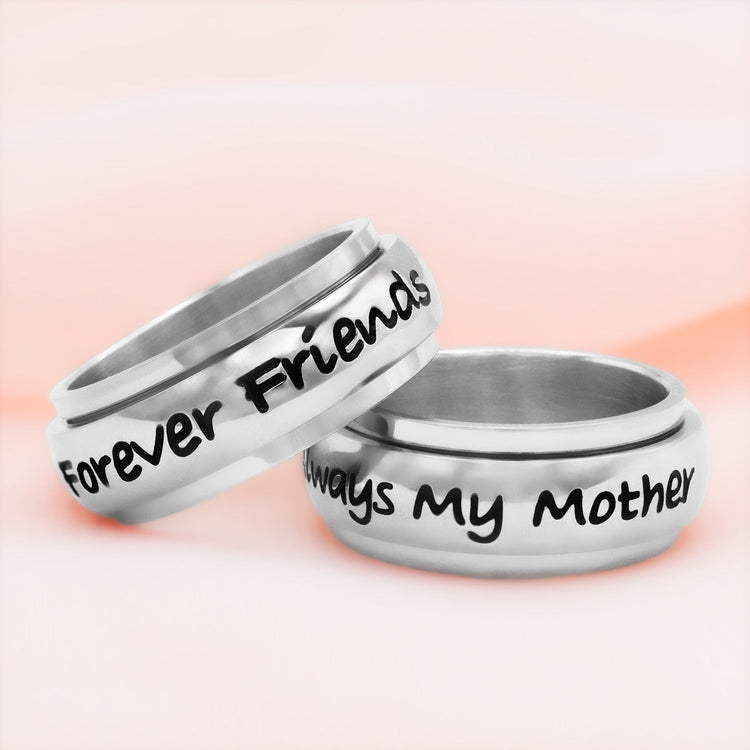 Stainless Steel Fidget Rings