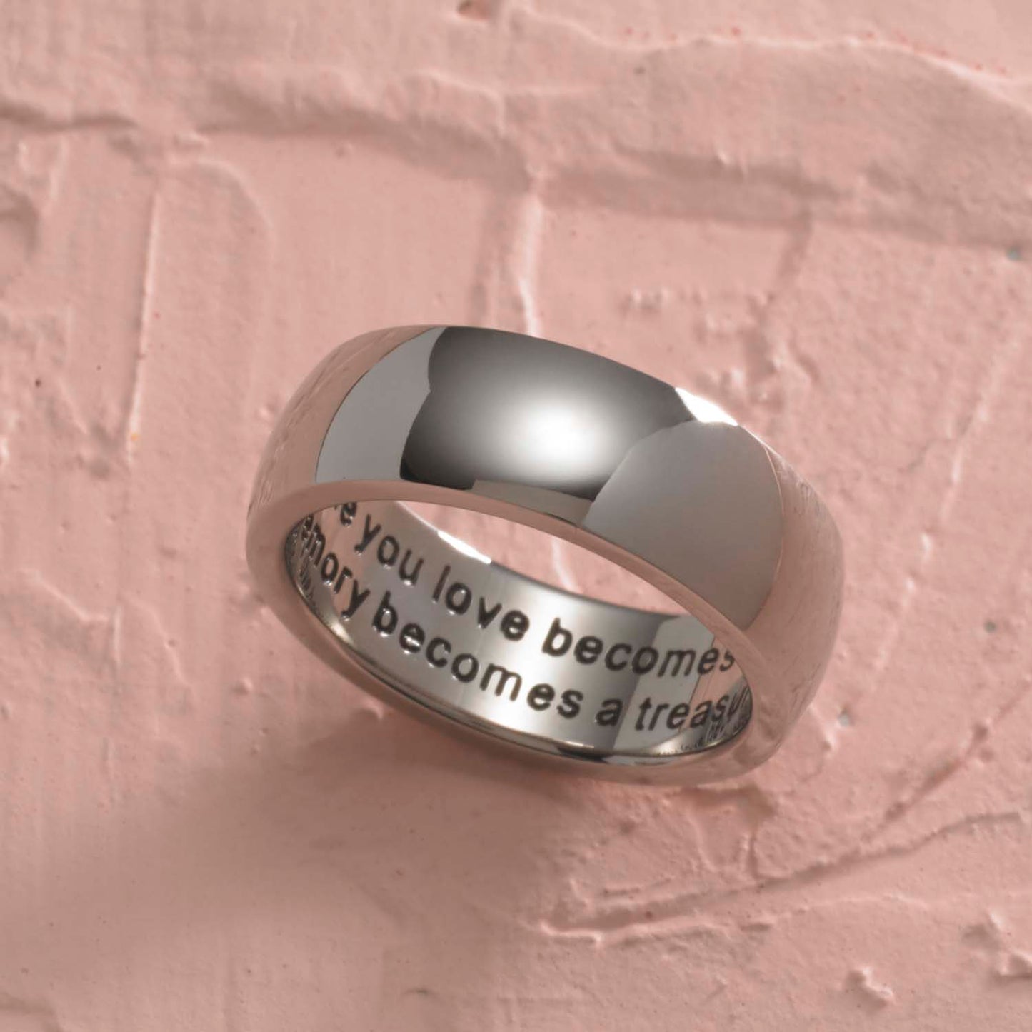 Memory-Ring-polished-Steel-finish