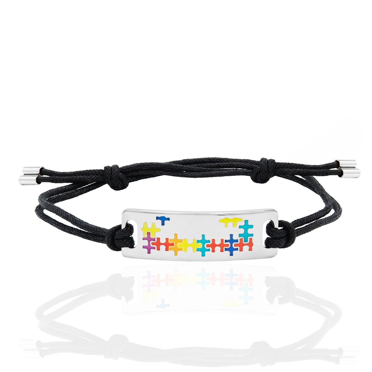 Stainless Steel Autism Awareness Puzzle Piece Bracelet | Unisex Support ...