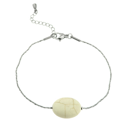 stainless-steel-white-howlite-genuine-stone-bracelet