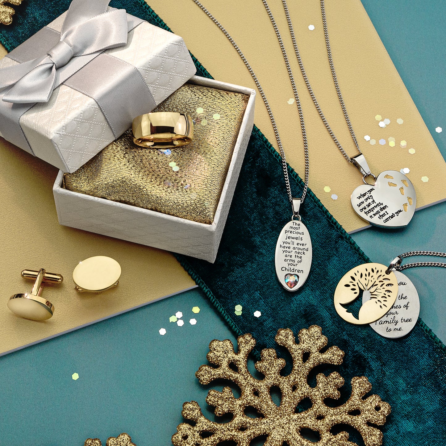 9MM Polished Gold Ion Plated Stainless Steel Men's Wedding Band Ring