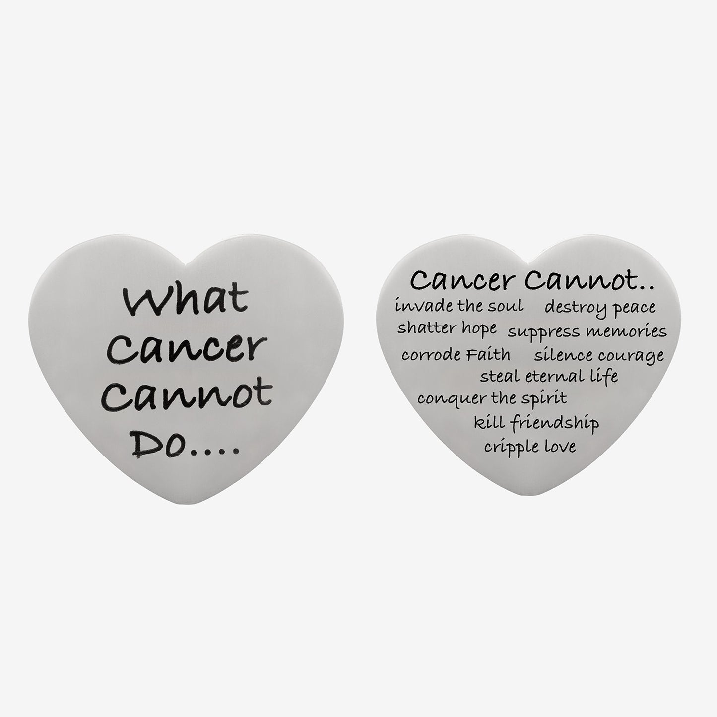Inspirational Pink Ribbon Heart Locket Necklace for Cancer Survivors LOCKET WITH ADD ON MILESTONE DISCS.