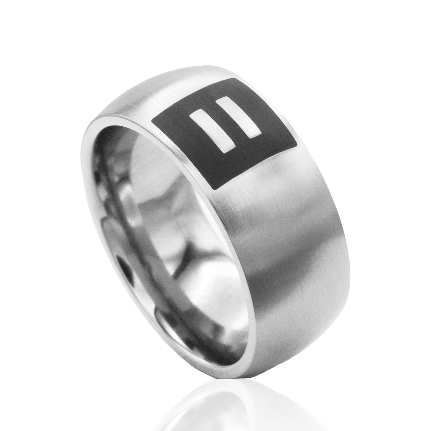 Pride Equality Brushed Stainless Band Ring