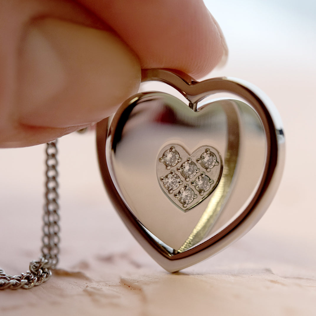 Stainless Steel Heart Necklaces | Timeless Love Jewelry | Joyful Sentiments