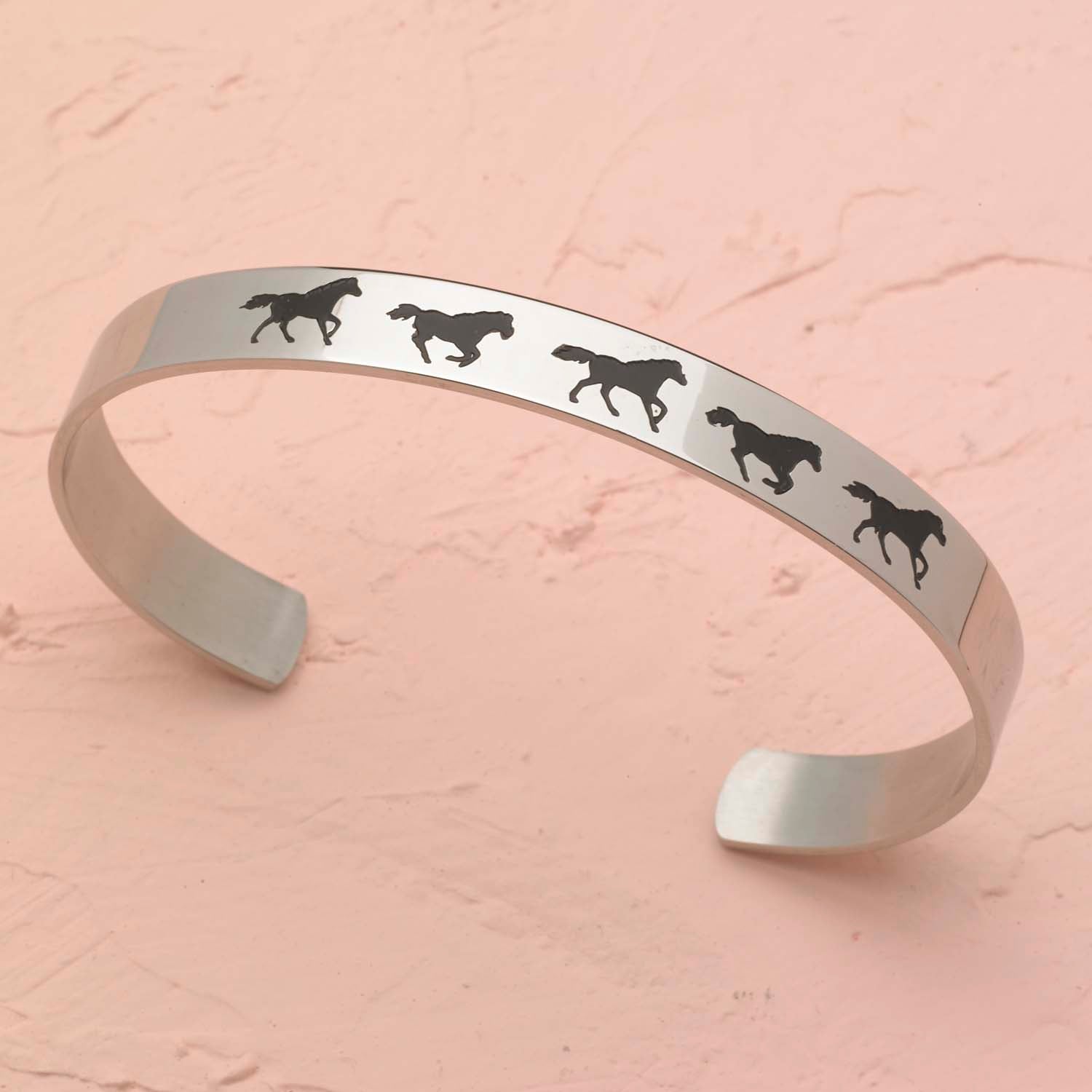 Running Horse Cuff Bracelet
