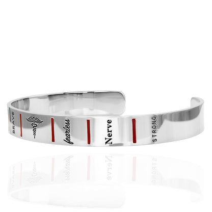 Medical Symbol Alert Responder Positive Inspiration Stainless Steel Bracelet Inspirational Gift Women Men