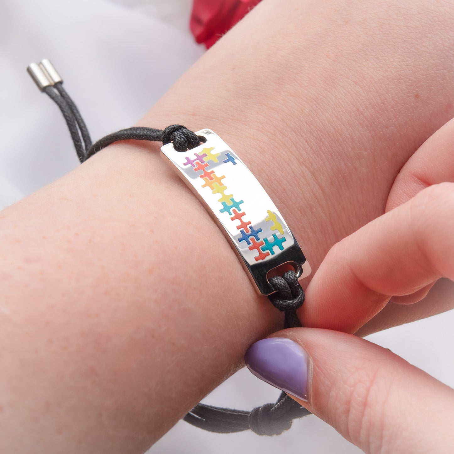 Autism Awareness Puzzle Piece Bracelet Stainless Steel