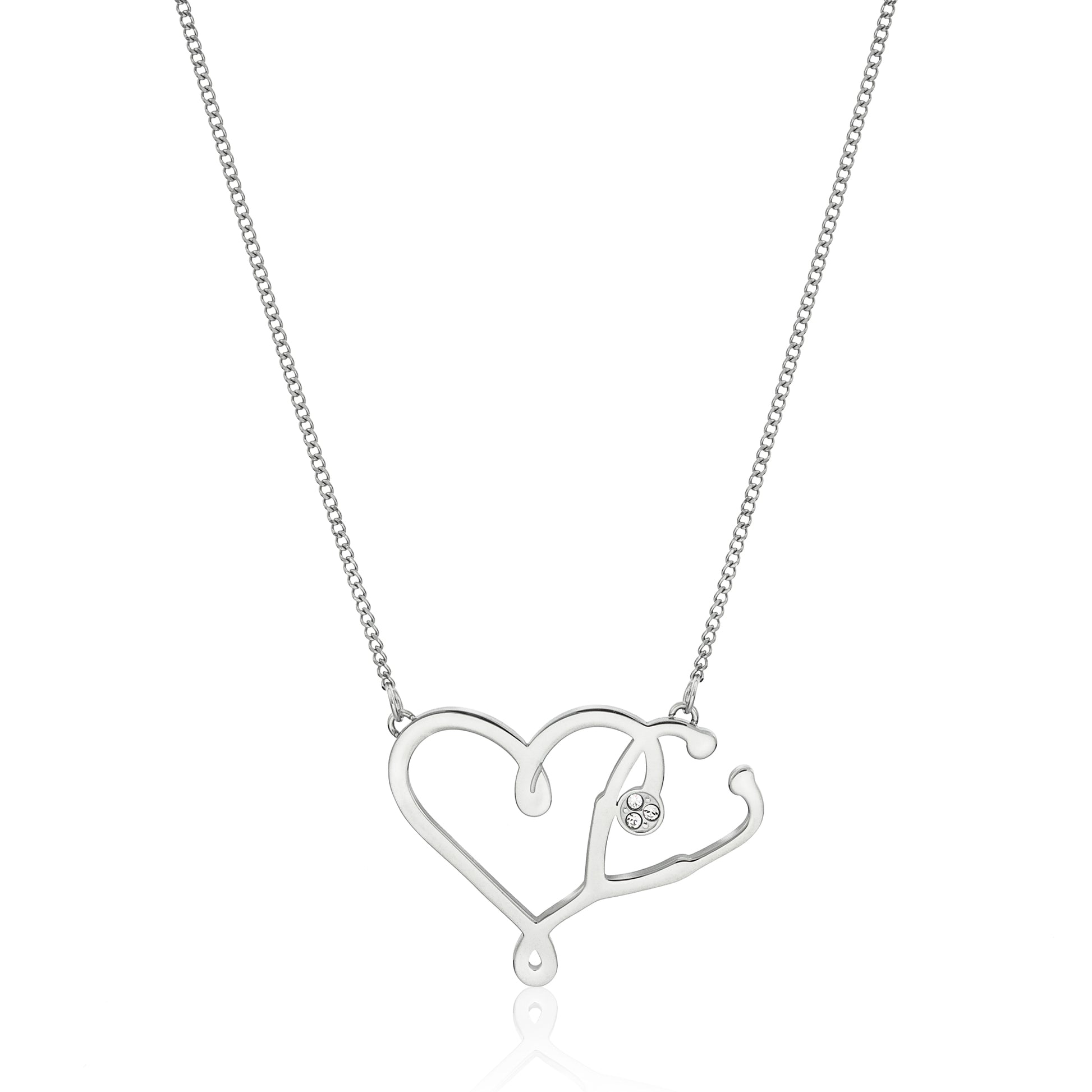 necklace-nurse jewelry-stethoscope jewelry-medical jewelry