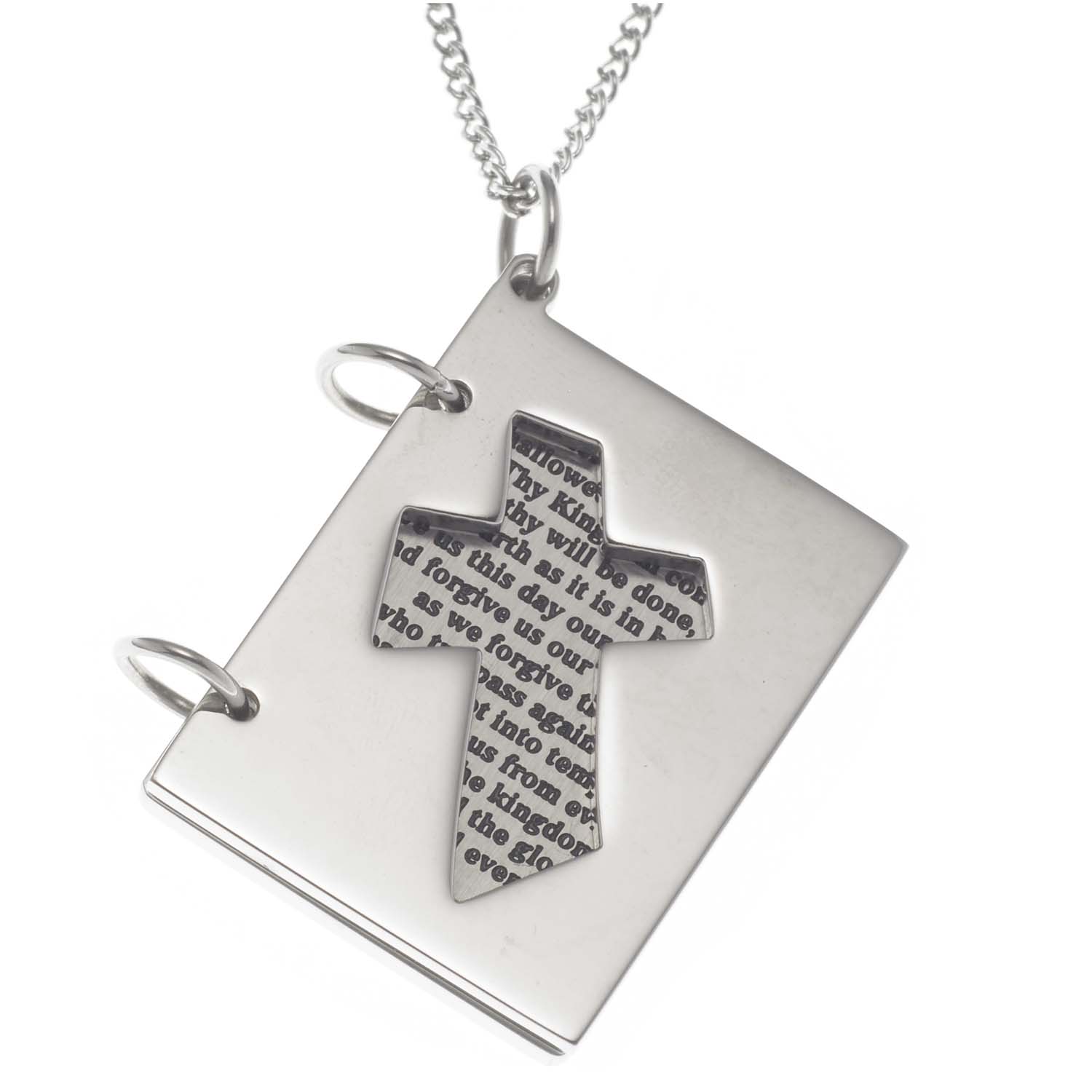 The Lords Prayer Pendant Necklace